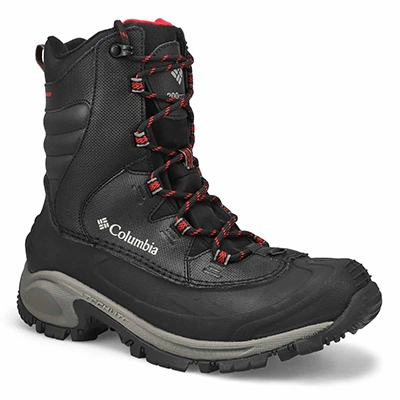 Mns Bugaboot III Waterproof Winter Boot - Black/Bright Red
