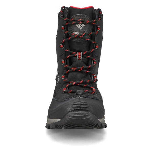 Men's Bugaboot III Waterproof Winter Boot - Black/Bright Red