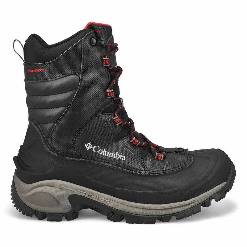 Men's Bugaboot III Waterproof Winter Boot - Black/Bright Red