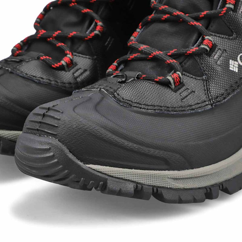 Men's Bugaboot III Waterproof Winter Boot - Black/Bright Red