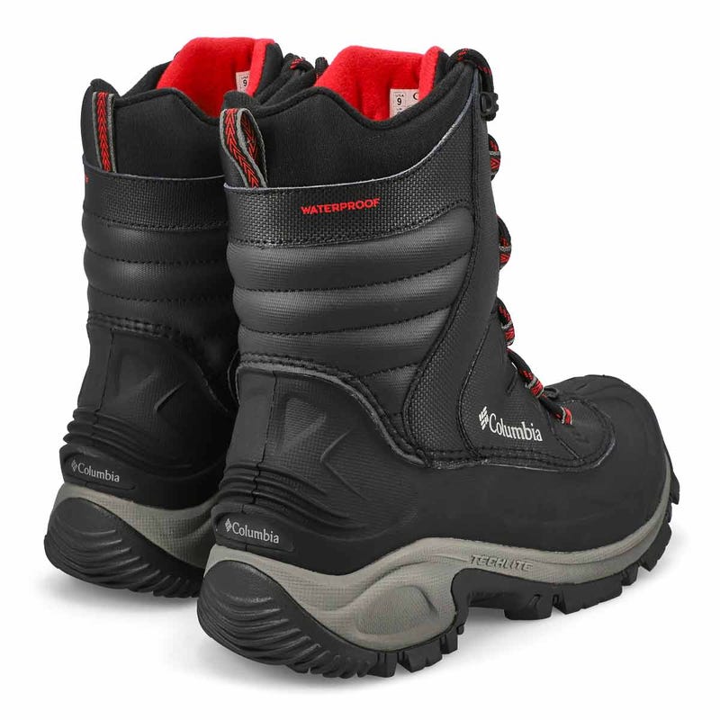 Men's Bugaboot III Waterproof Winter Boot - Black/Bright Red