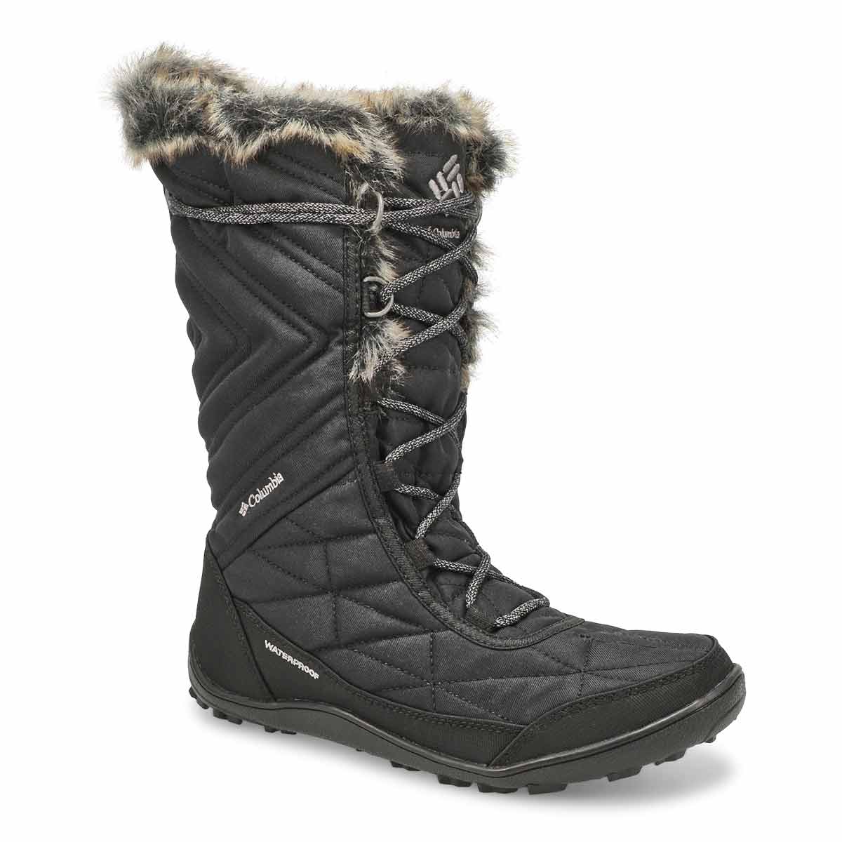 Botte d'hiver imperméable MINX MID III, noir, femmes