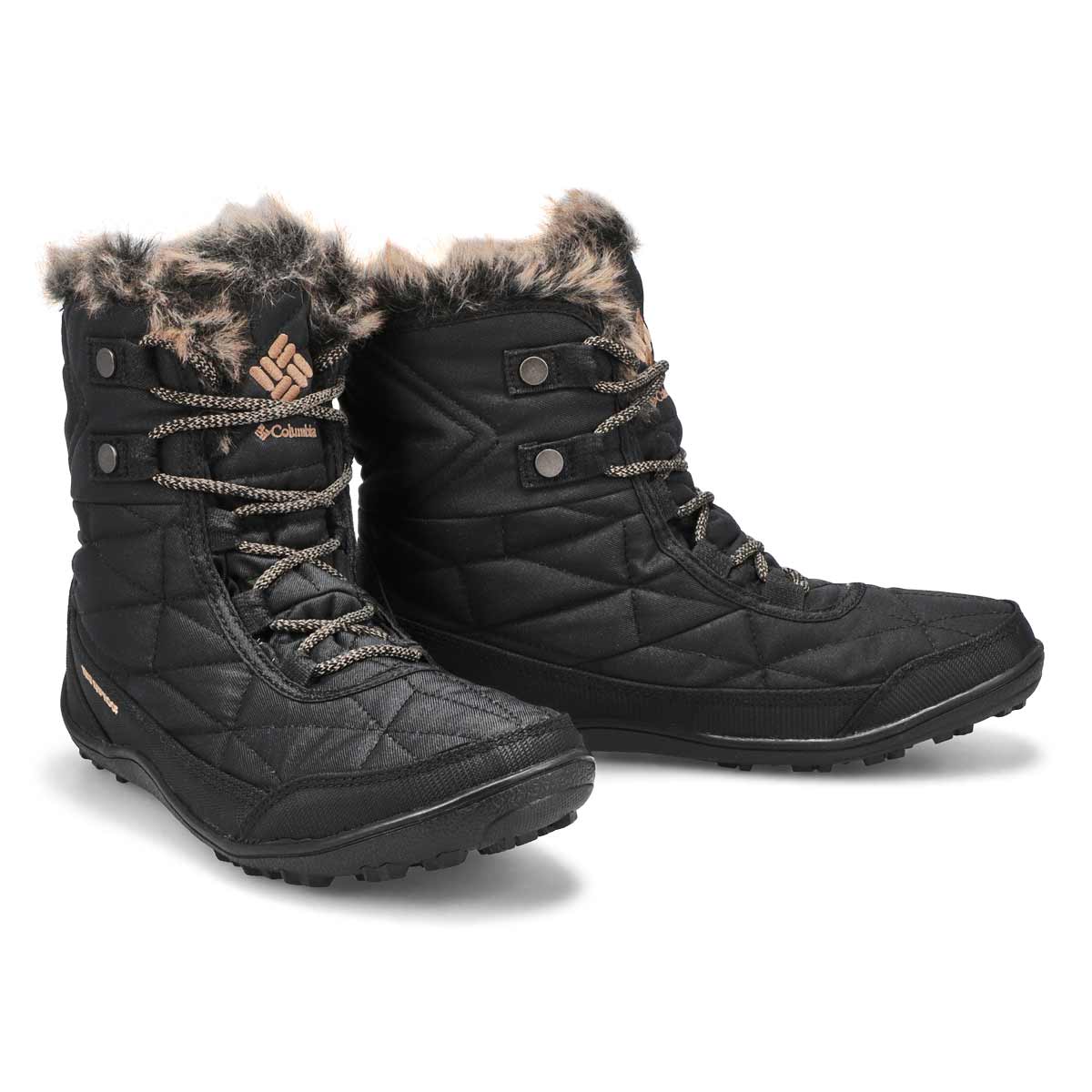 Women's Minx Shorty III Waterproof Winter Boot - Black/Black