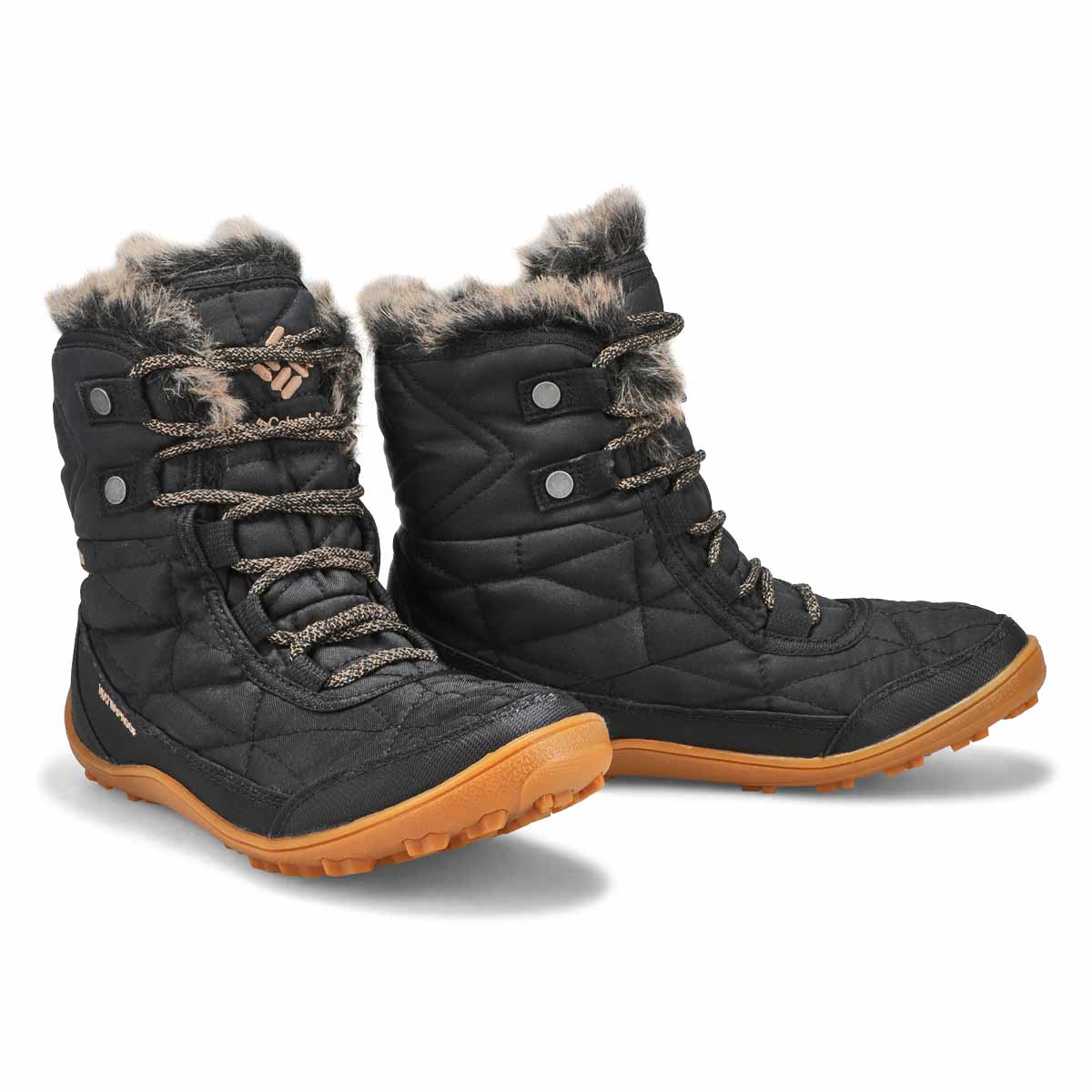 Women's Minx Shorty III Waterproof Winter Boot - Black/Khaki