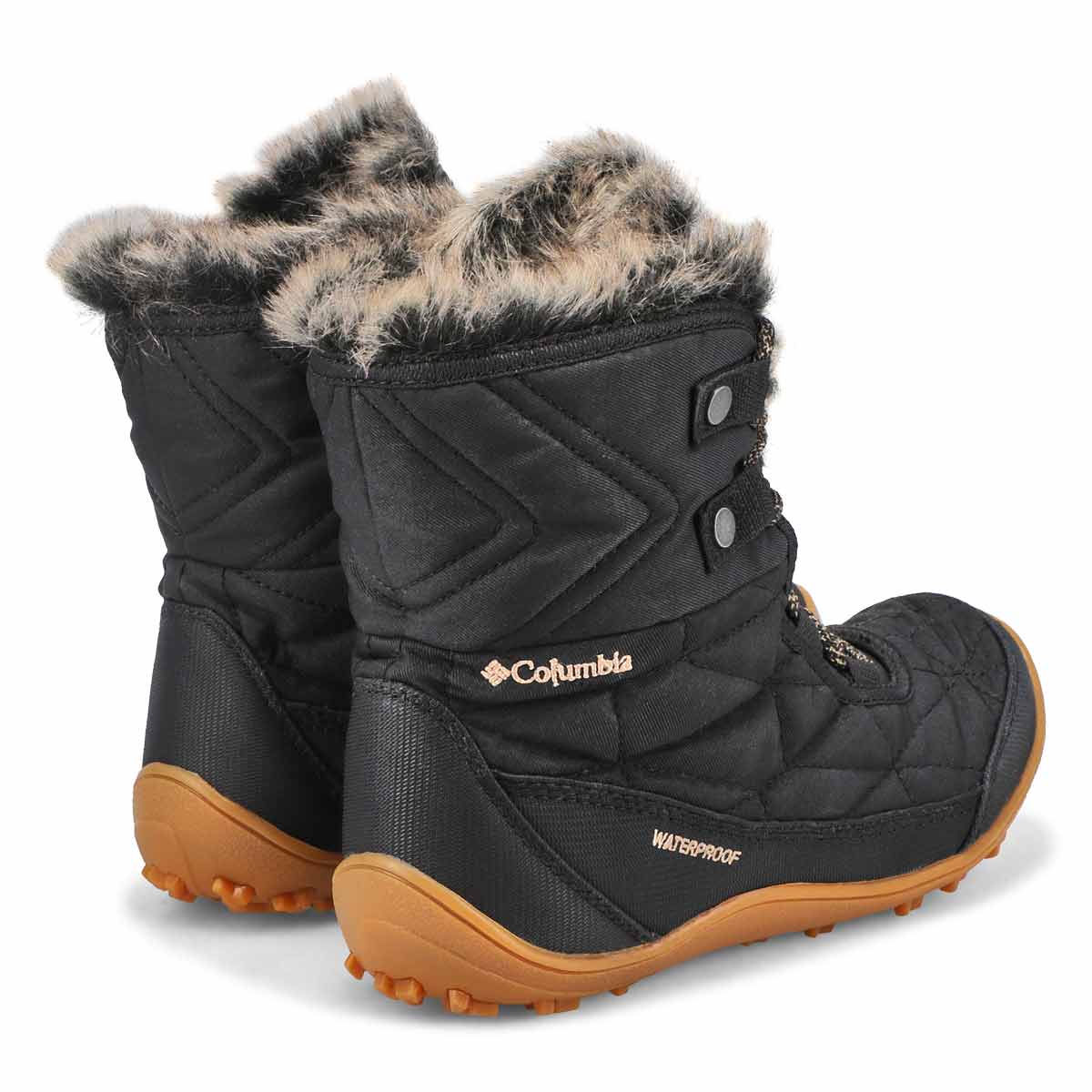 Women's Minx Shorty III Waterproof Winter Boot - Black/Khaki