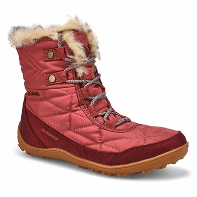 Lds Minx Shorty III Waterproof Winter Boot - Red