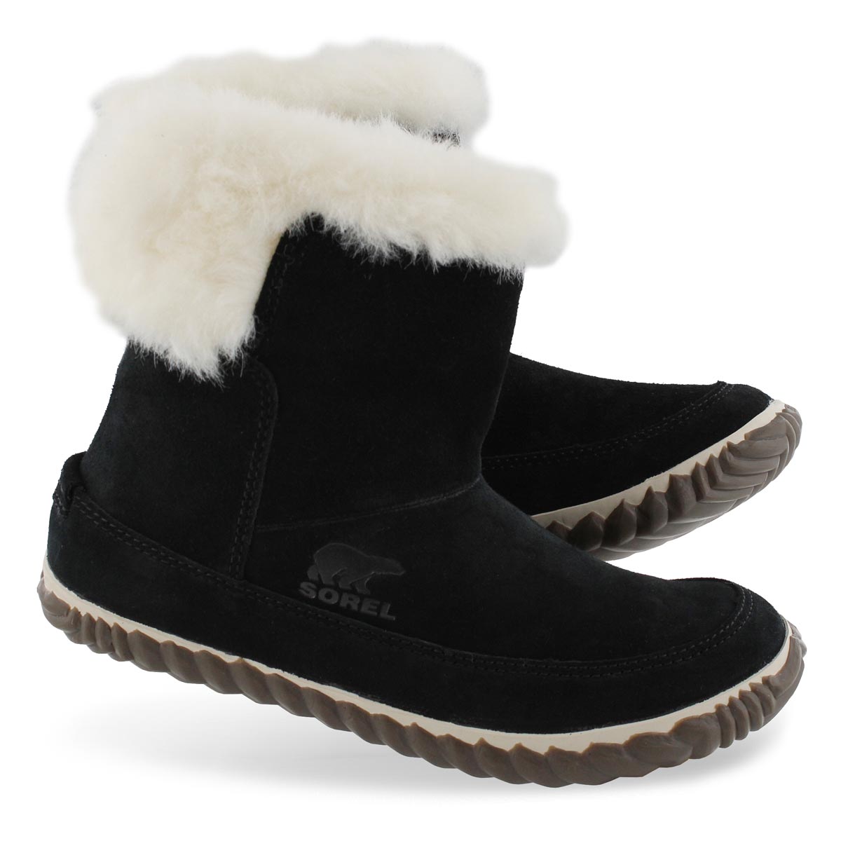 black booties casual