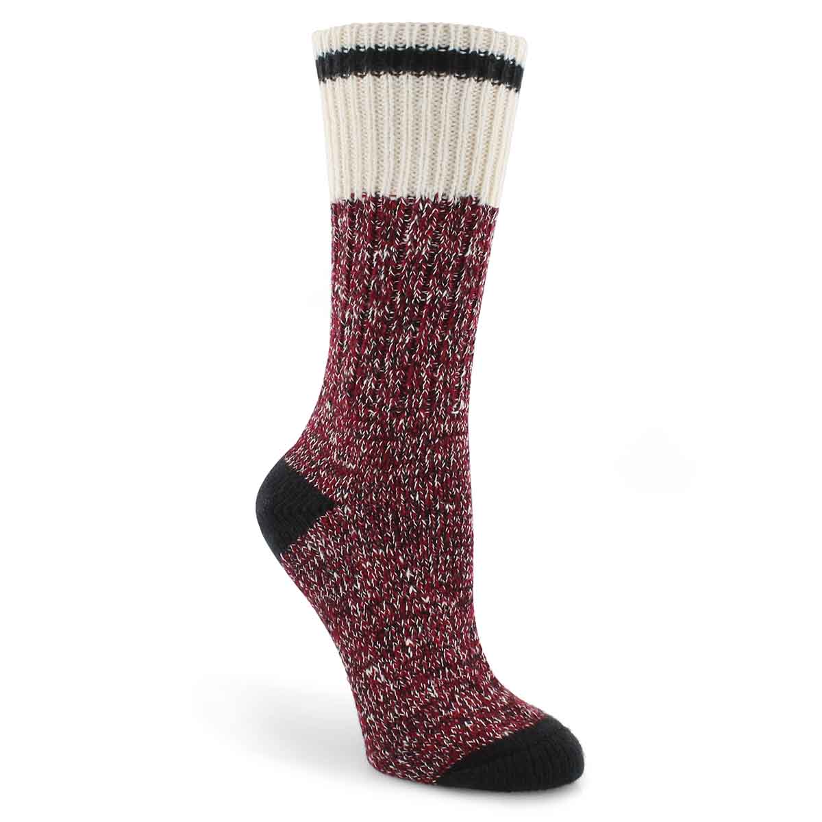 Women's Duray Work Sock - Red Marled