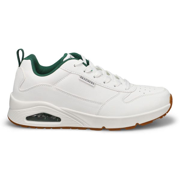 Baskets à lacets UNO, blanc/vert, hommes