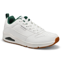 Baskets à lacets UNO, blanc/vert, hommes