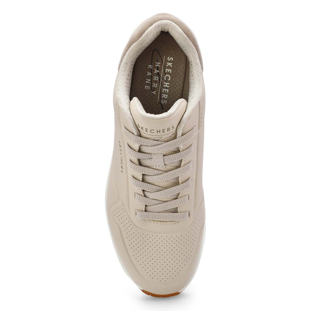 Mens' Uno Lace Up Sneaker - Taupe