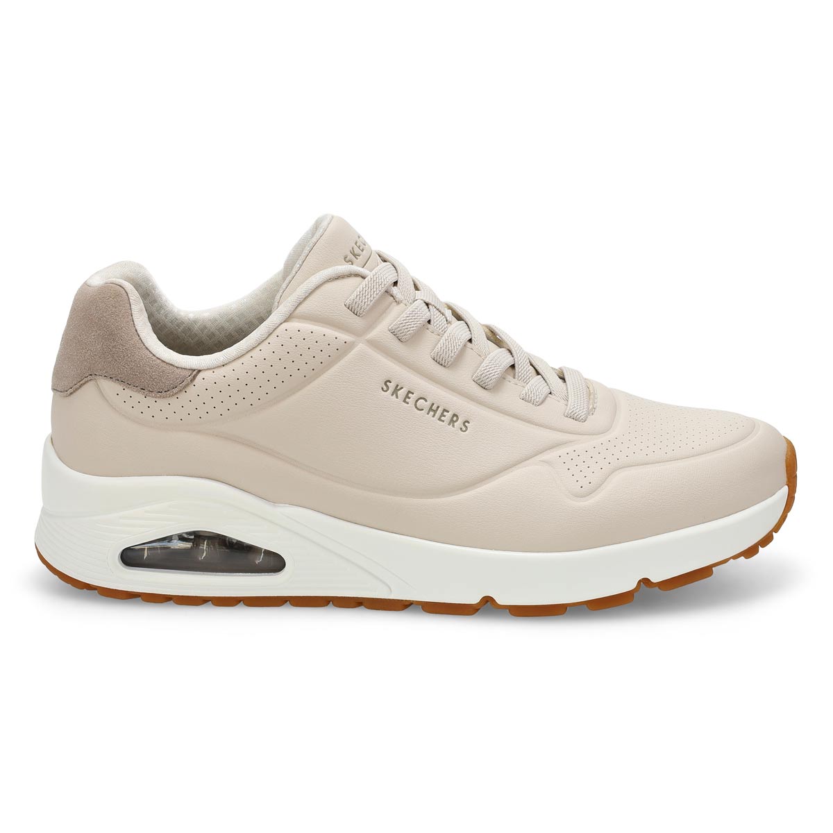Mens' Uno Lace Up Sneaker - Taupe