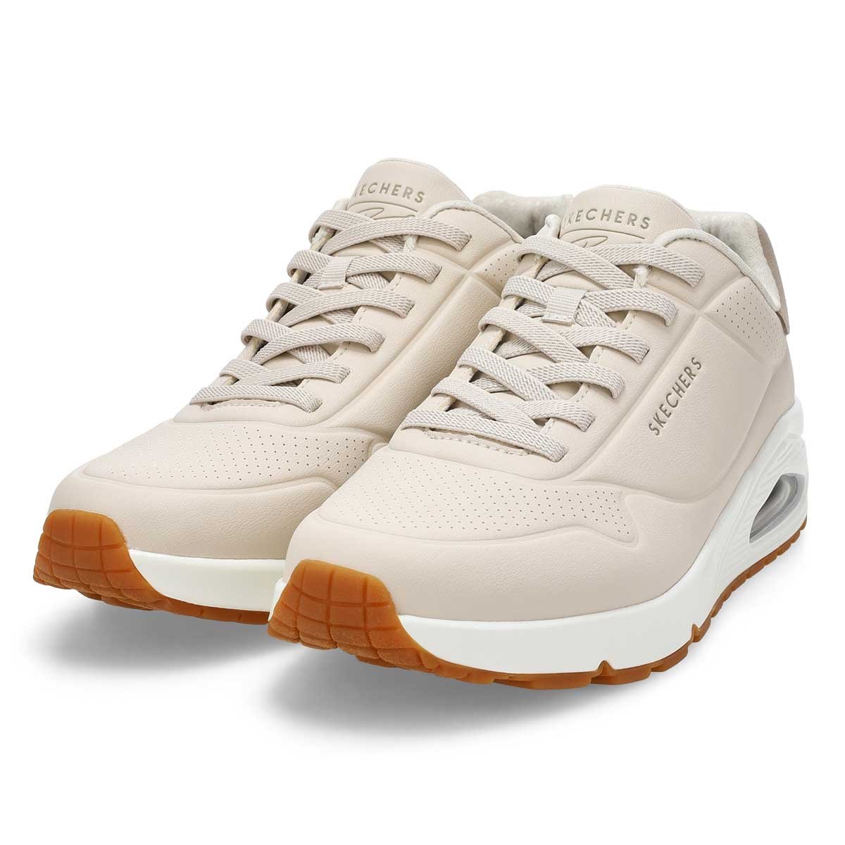 Mens' Uno Lace Up Sneaker - Taupe