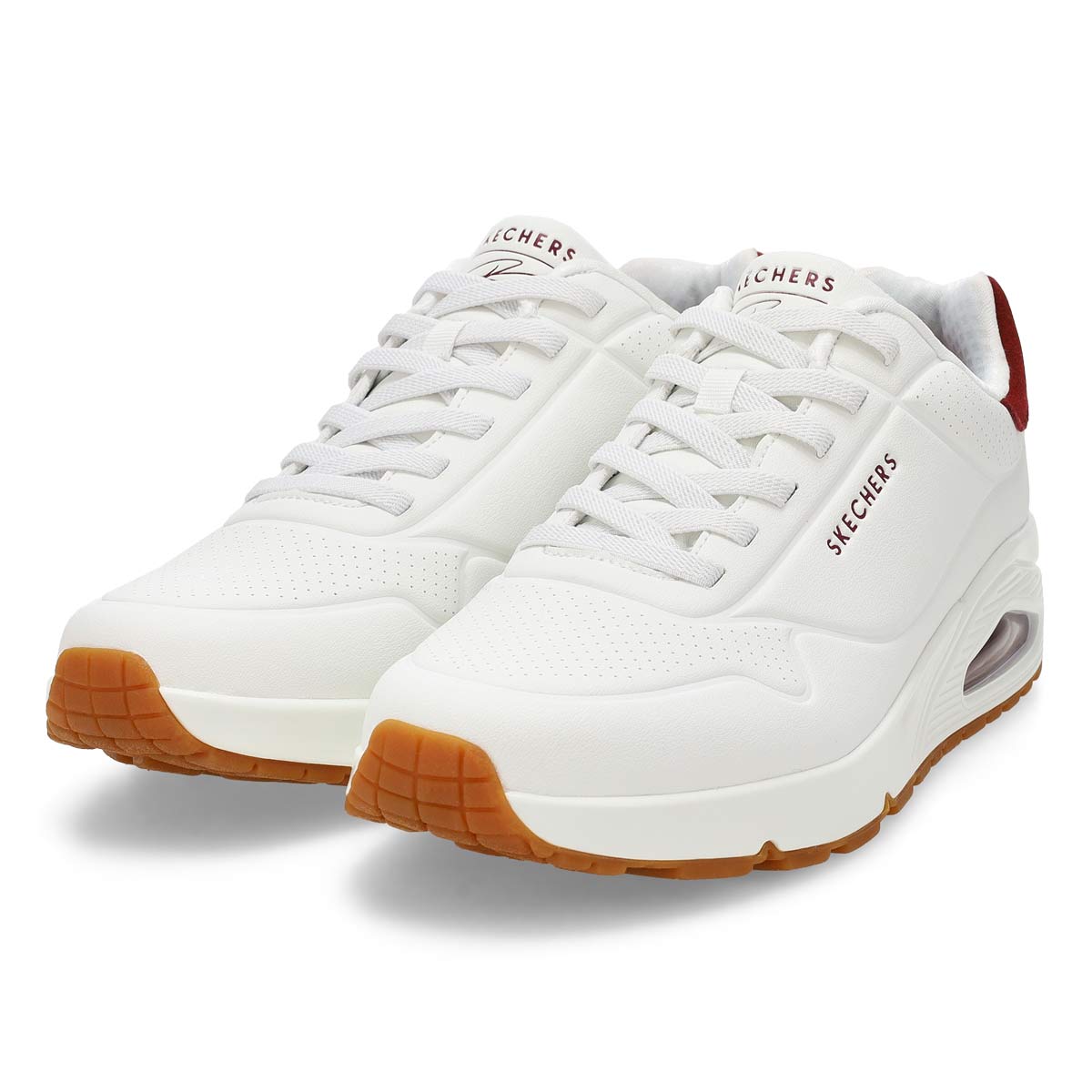 Mens' Uno Lace Up Sneaker - White