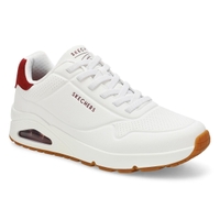 Mens' Uno Lace Up Sneaker - White