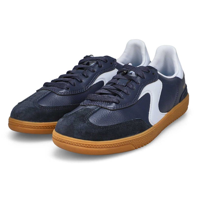 Women's Hotshot Kickoff Lace Up Sneaker- Navy Blue