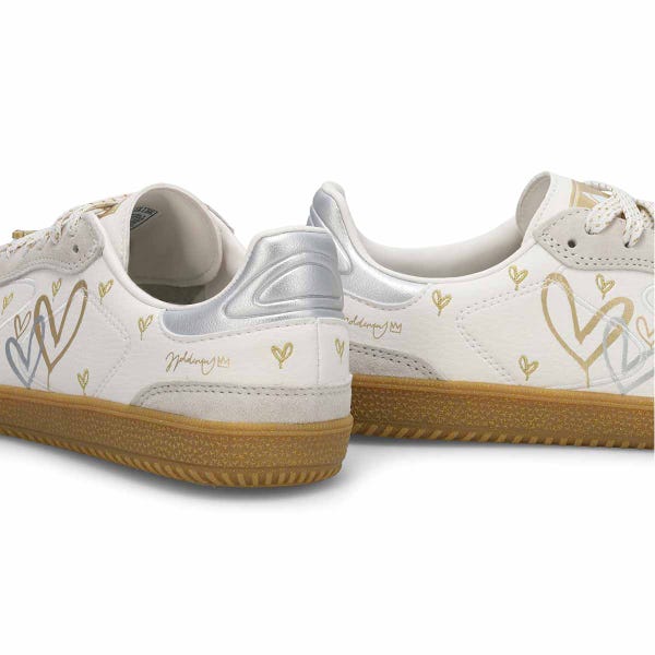 Women's  Hotshot Lace Up Sneaker - White/Multi