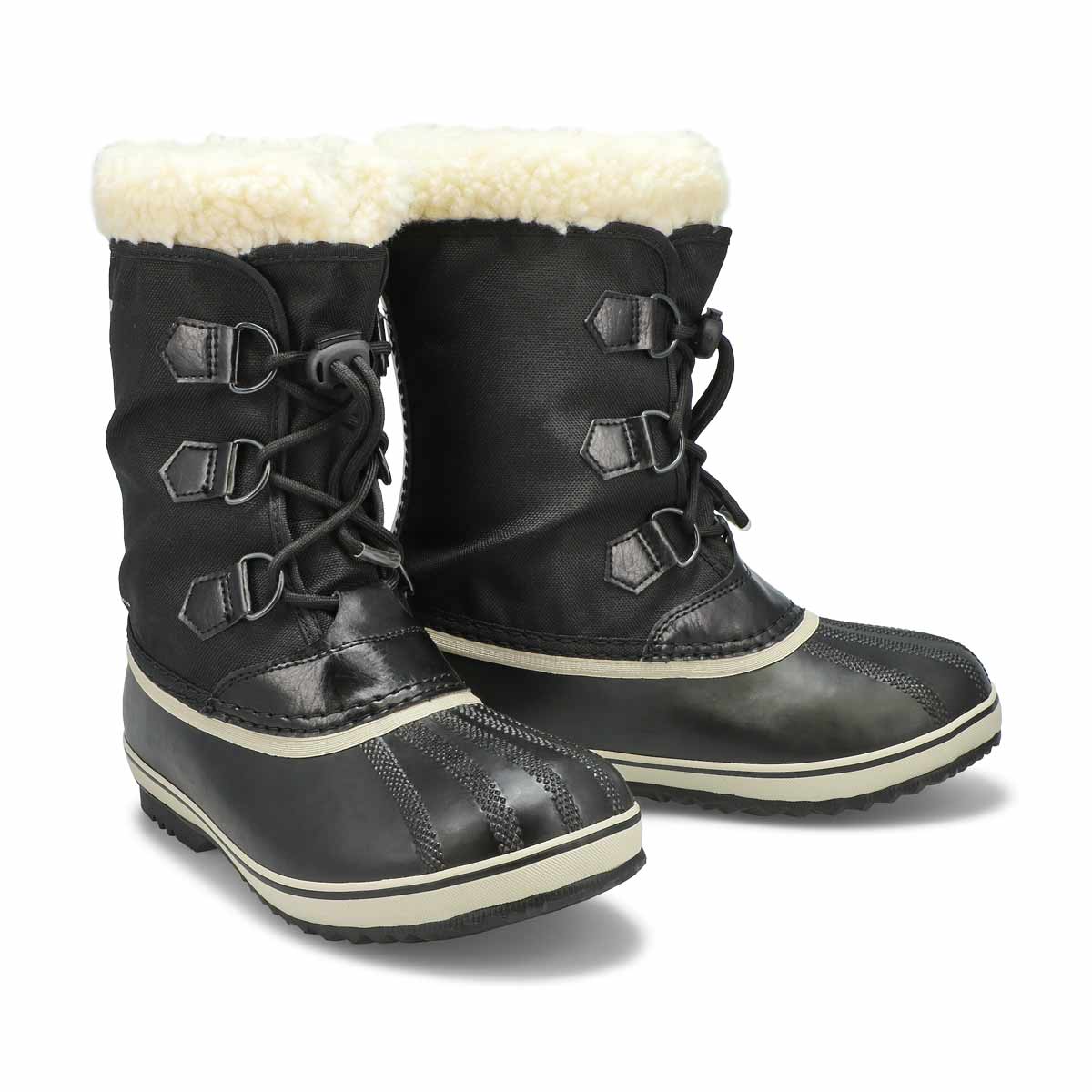 Bottes de neige YOOT PAC NYLON noir, enfants