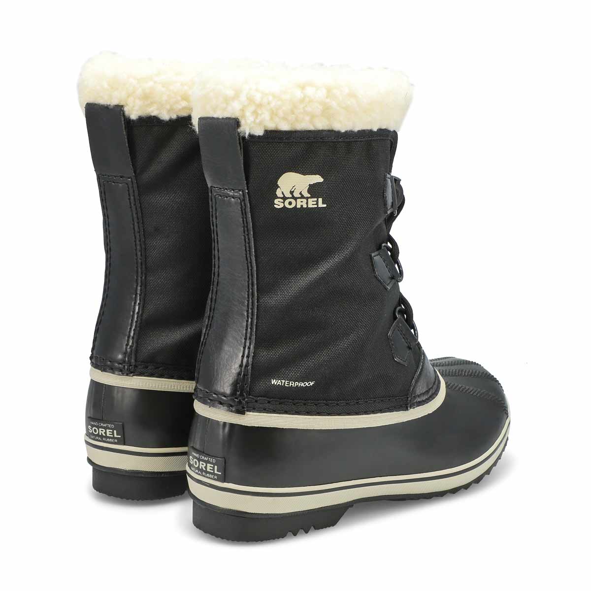 Bottes de neige YOOT PAC NYLON noir, enfants