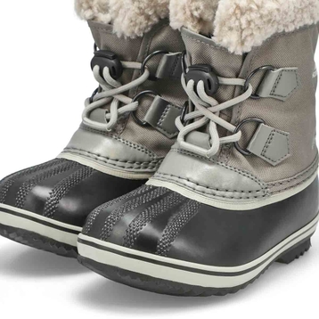 Bottes de neige YOOT PAC NYLON grises, enfants