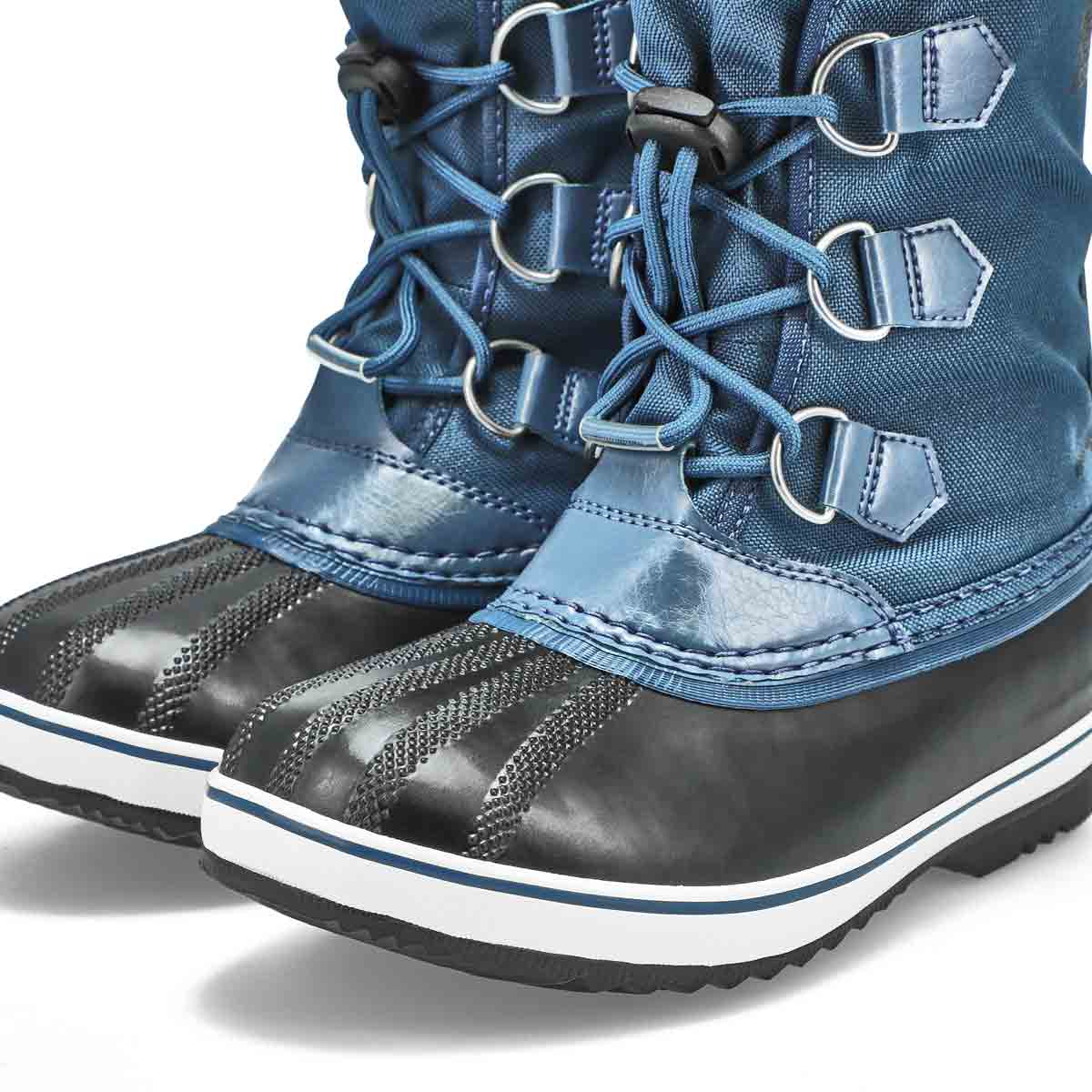 Botte d'hiver imp. Yoot Pac Nylon, bleu, enfants