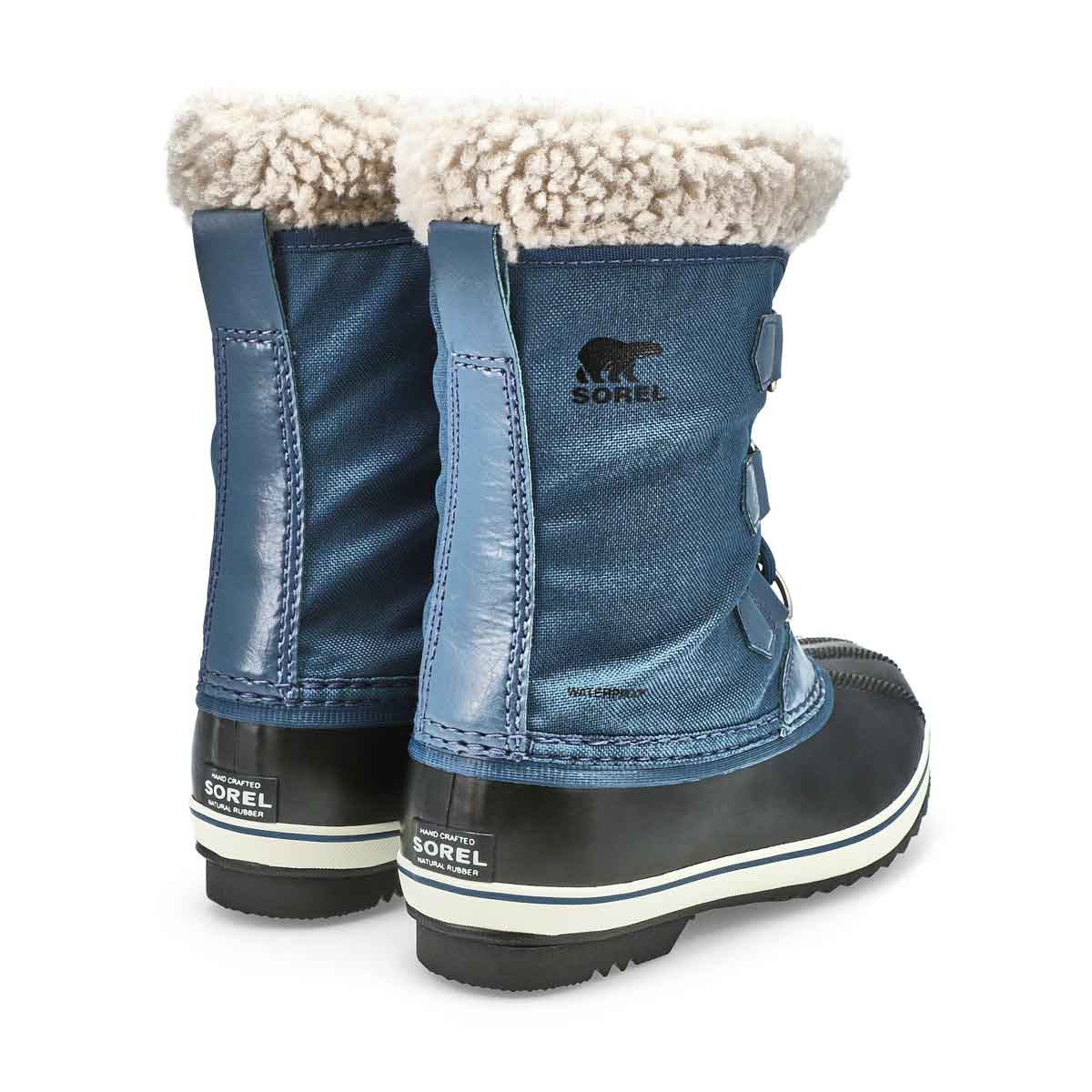 Botte d'hiver imp. Yoot Pac Nylon, bleu, enfants