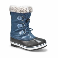 Botte d'hiver imp. Yoot Pac Nylon, bleu, enfants