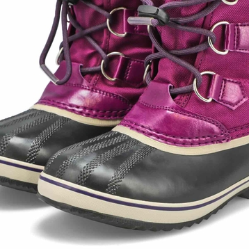 Girls' Yoot Pac Waterproof Snow Boot - Plum