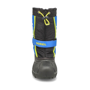 Kids Flurry Winter Boot - Black/Blue