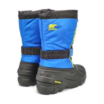 Kids Flurry Winter Boot - Black/Blue