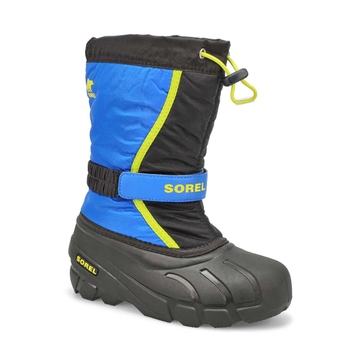 Kids Flurry Winter Boot - Black/Blue