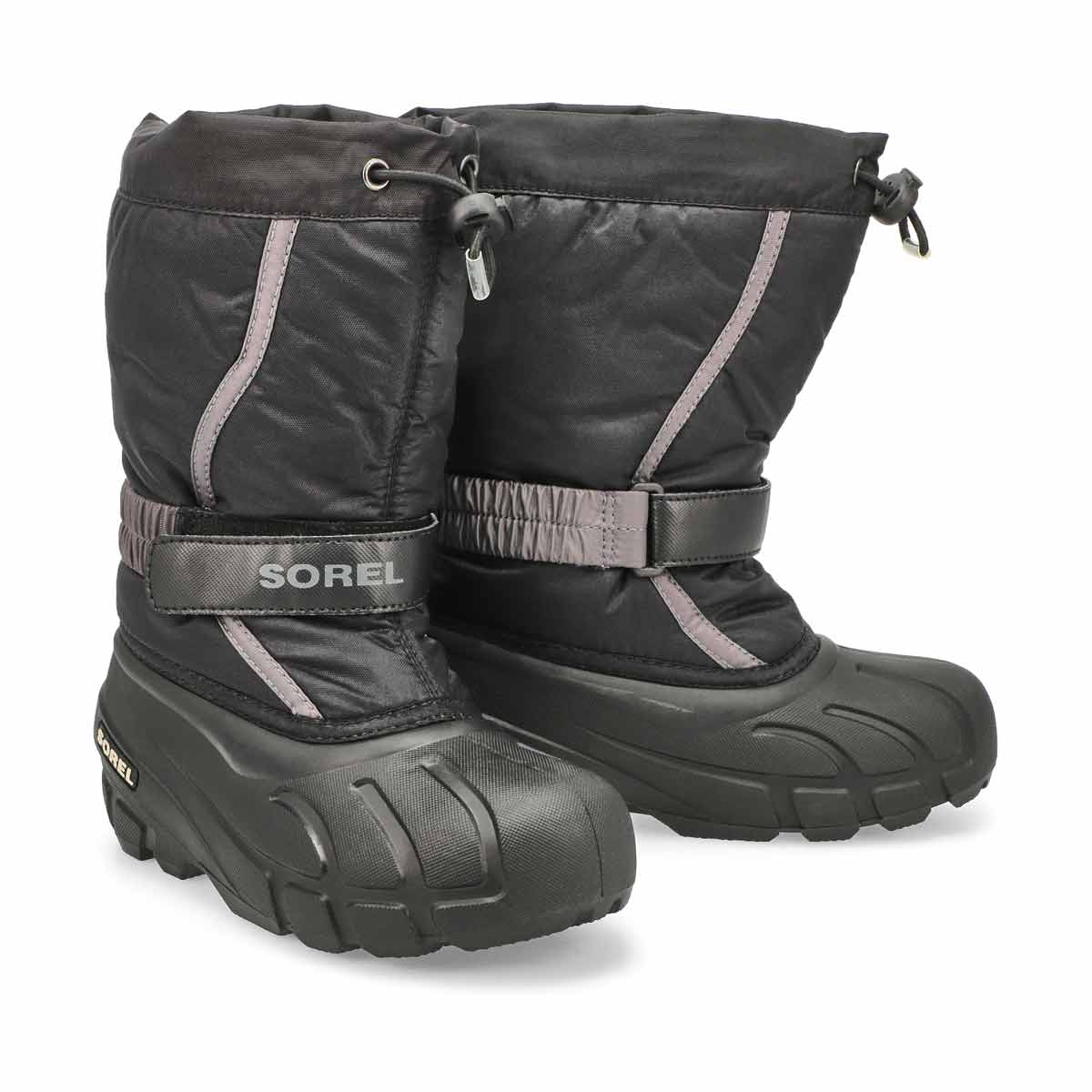 Bottes d'hiver FLURRY noir/gris, enfants