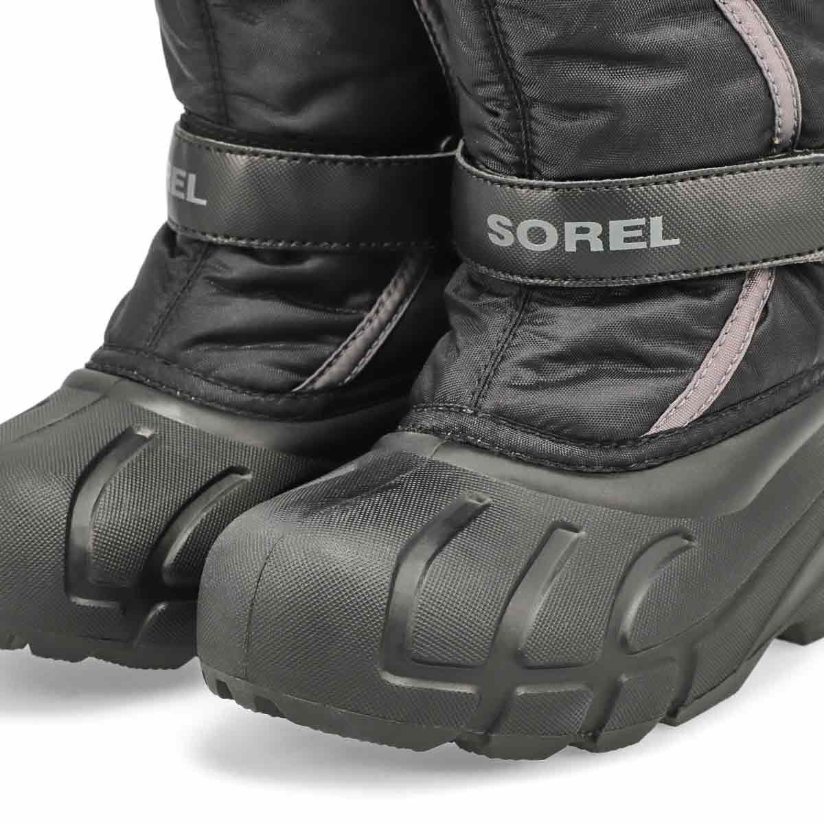 Bottes d'hiver FLURRY noir/gris, enfants