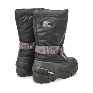 Bottes d'hiver FLURRY noir/gris, enfants