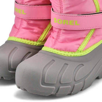 Girls' Flurry Pull On Winter Boot - Pink