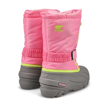 Girls' Flurry Pull On Winter Boot - Pink