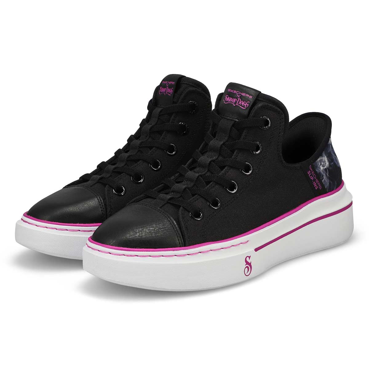 Women's Snoop One Slip-Ins Sneaker - Black/Purple
