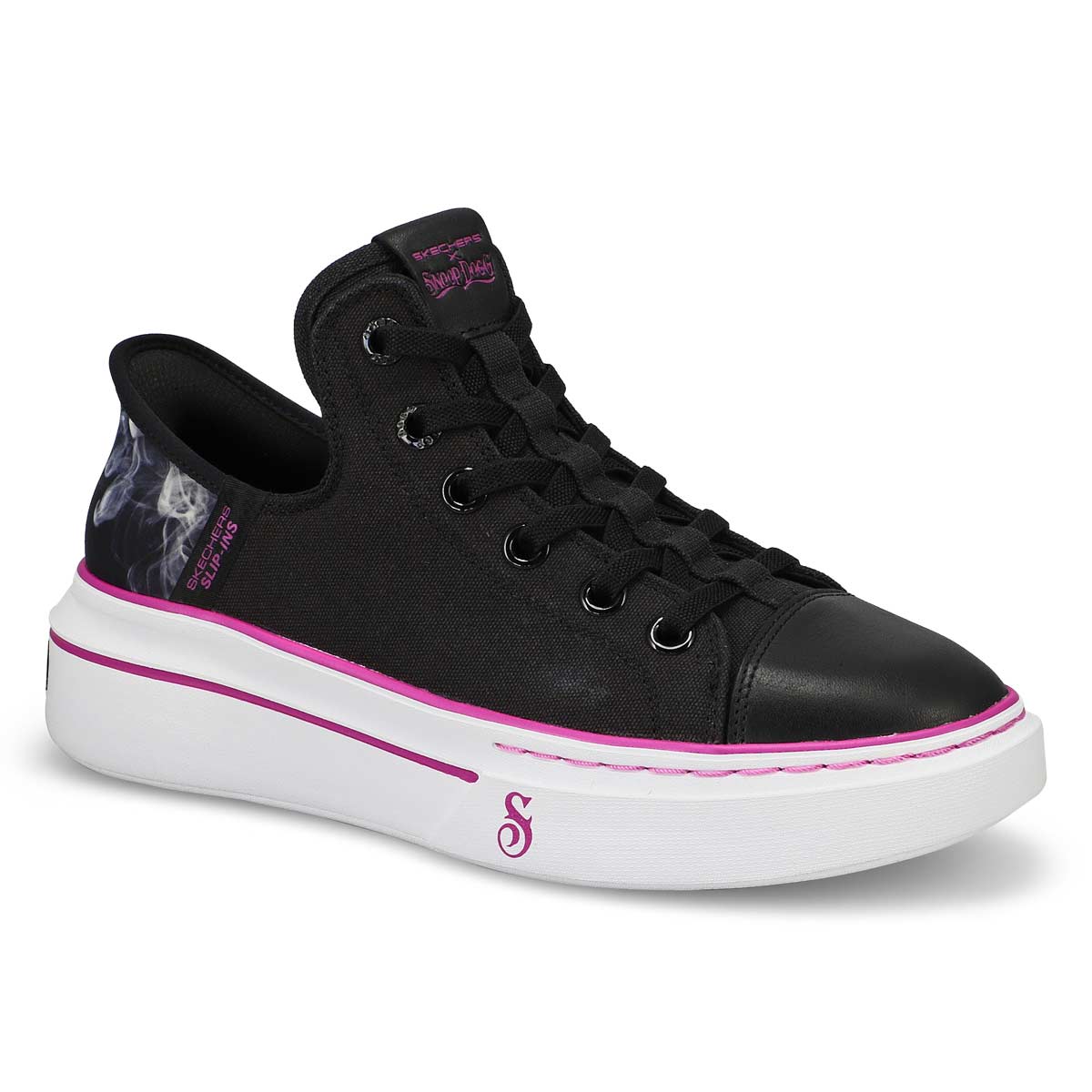 Women's Snoop One Slip-Ins Sneaker - Black/Purple