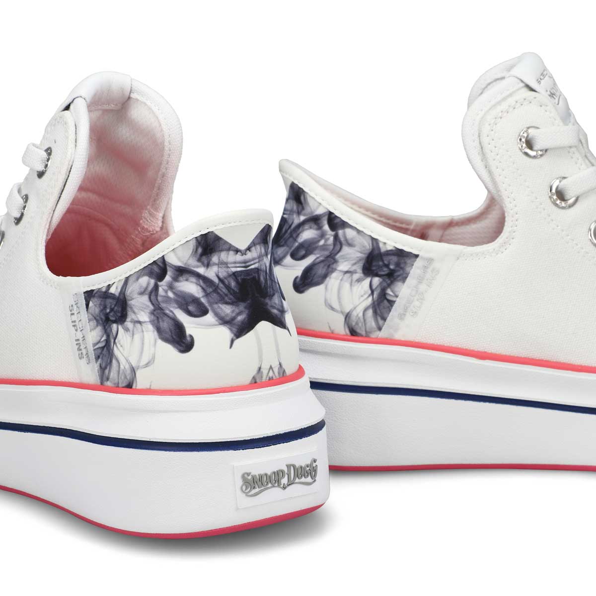 Women's Snoop One Slip-Ins Sneaker - White/Black/Pink