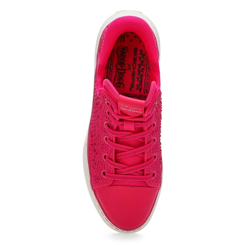 Women's Snoop One Rhine-Stoned Slip-Ins Sneaker - Pink