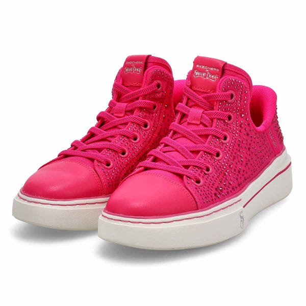 Women's Snoop One Rhine-Stoned Slip-Ins Sneaker - Pink