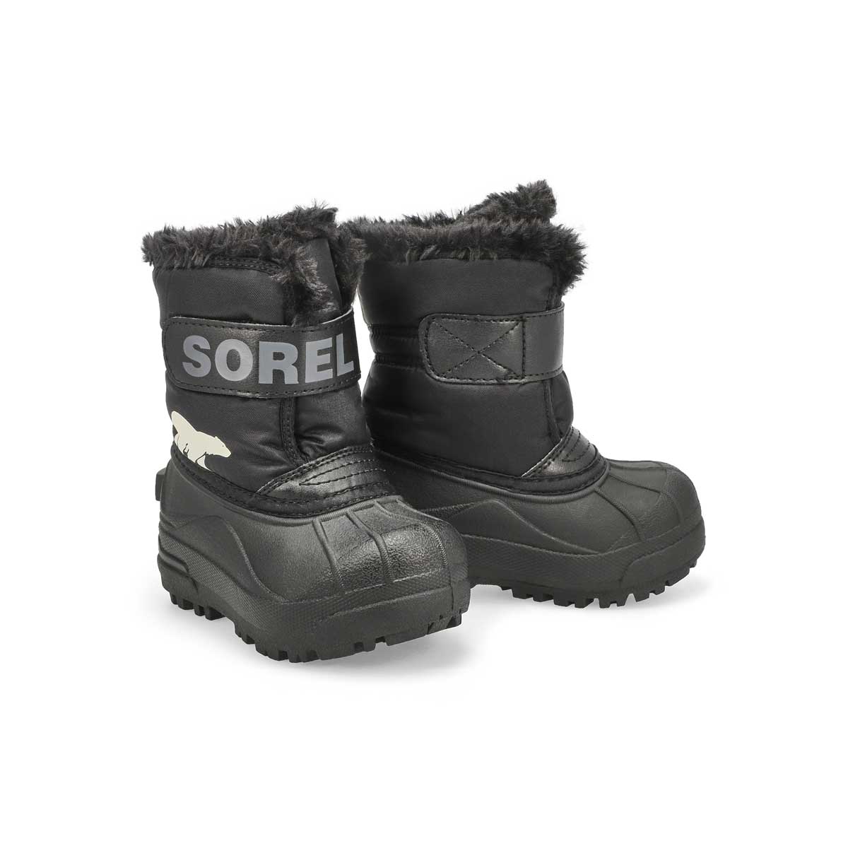 Botte SNOW COMMANDER, noir/anthracite, bébés