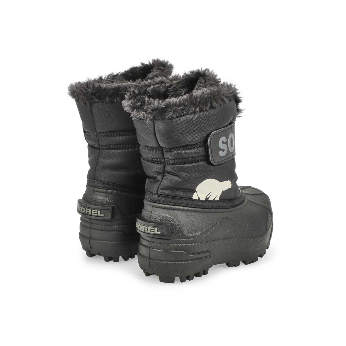 Botte SNOW COMMANDER, noir/anthracite, bébés