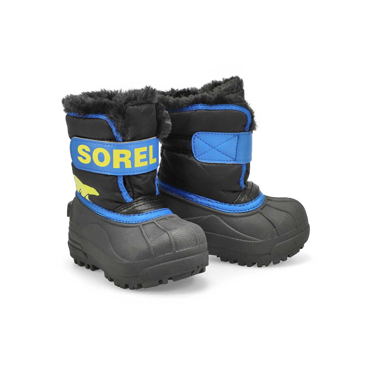 Botte SNOW COMMANDER, noir/bleu, bébés