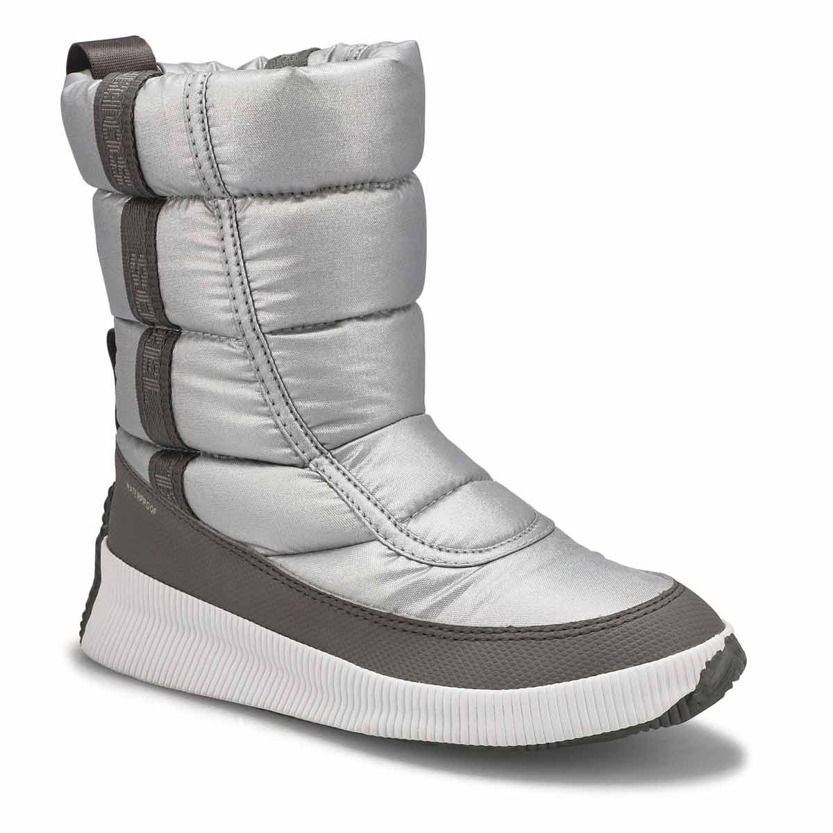 Bottes OUT'N'ABOUT PUFFY MID argent, femmes
