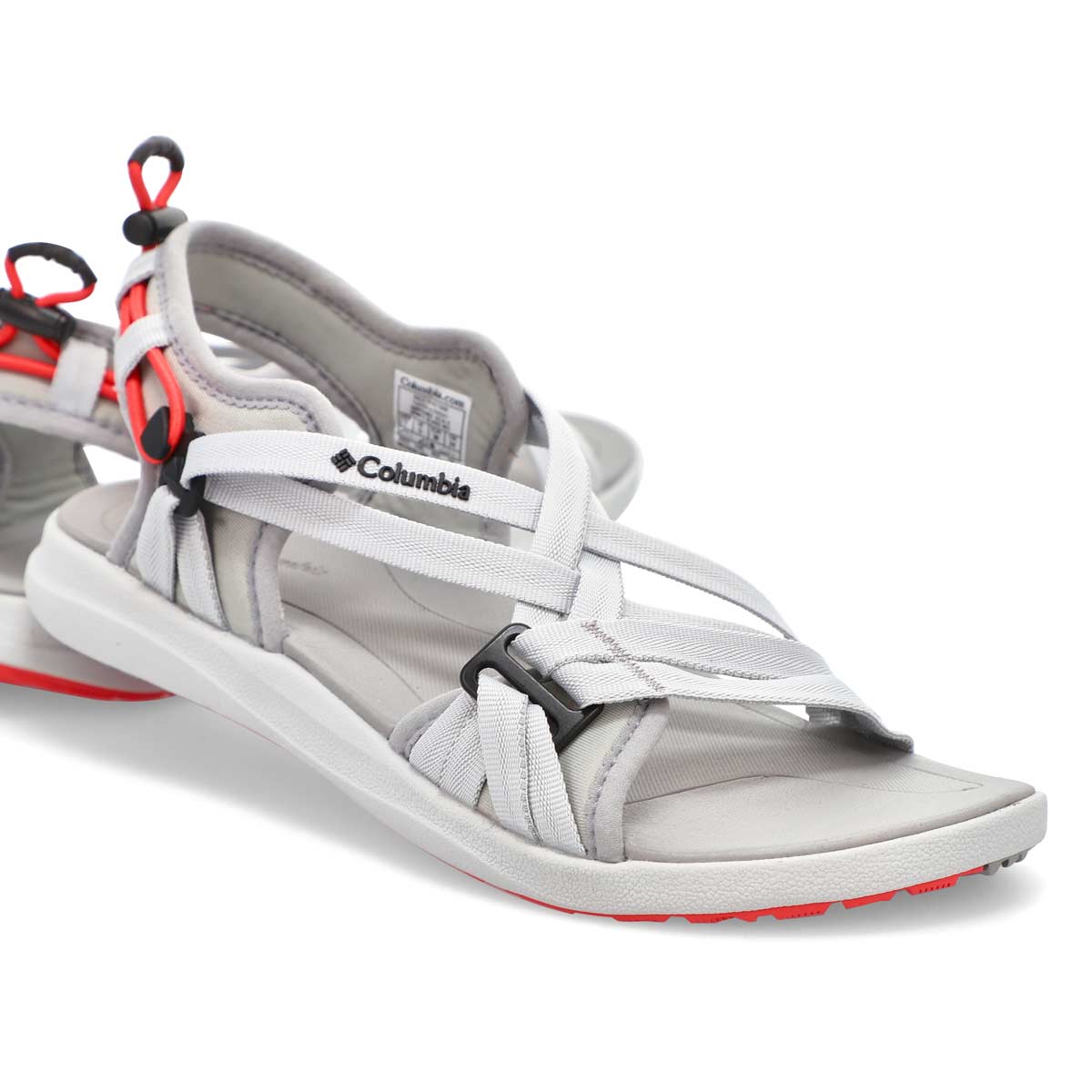 Sandales sport COLUMBIA SANDAL, gris/rouge, femmes