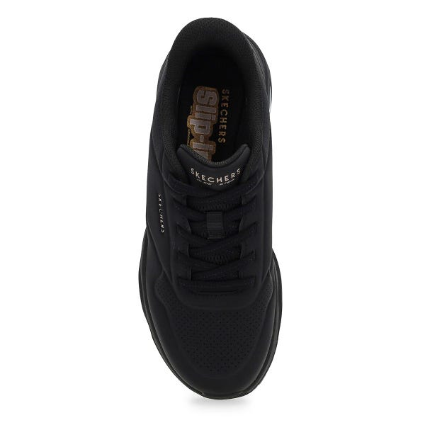 Women's Uno Glide-Step Slip-Ins Sneaker - Black/Black
