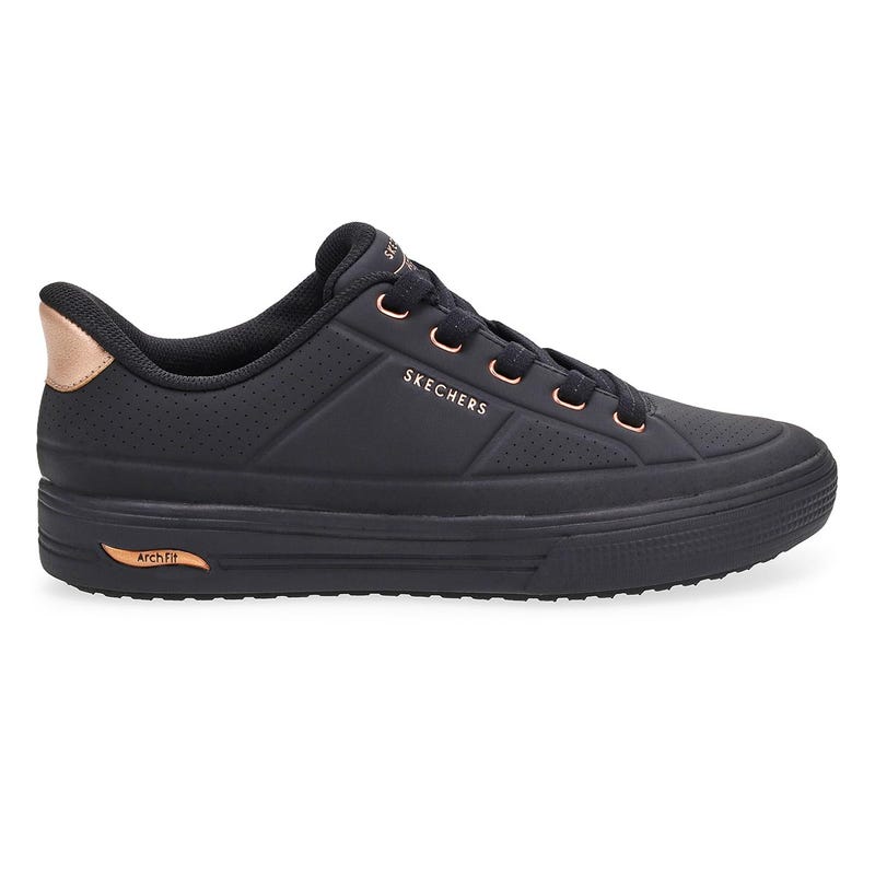 Espadrille femme Arch Fit Arcade Synchronize à enfiler - Noir/Noir