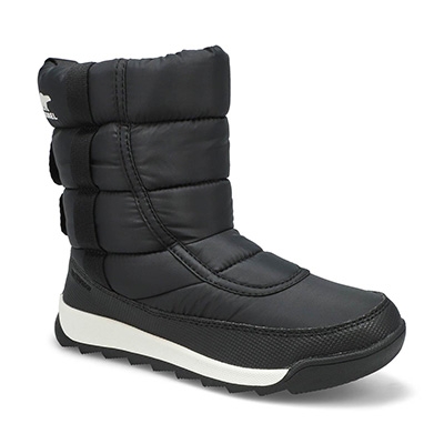 Grls Whitney II Puffy Mid Wtp Boot - Blk
