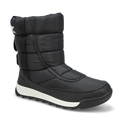 Grls Whitney II Puffy Mid Wtpf Boot -Blk